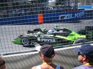 The Indycars got up close and personal with dripping crowds like us